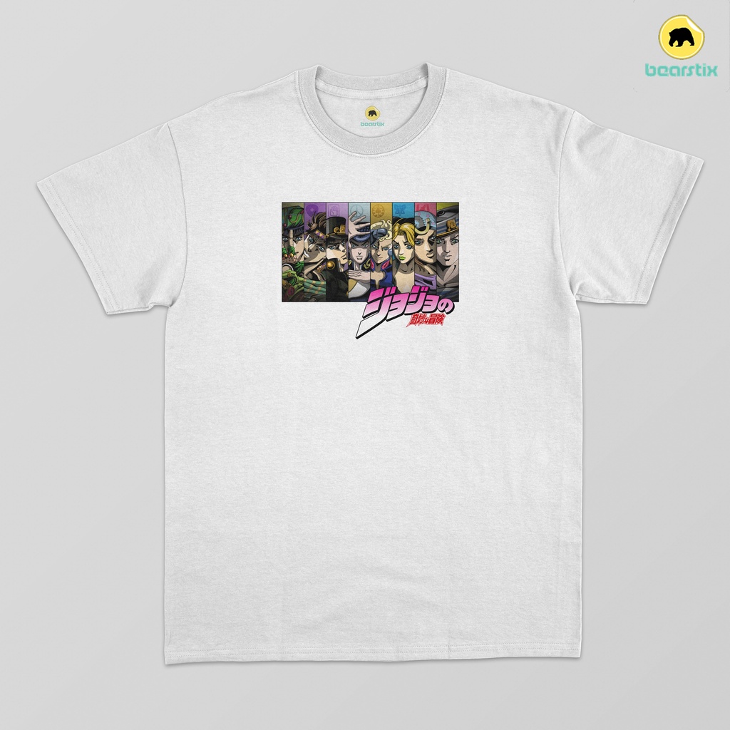 SHINZO - Tshirt Jojo Bizarre Adventure - Kaos Jojoba - Baju Streetwear - Kaos Jojo