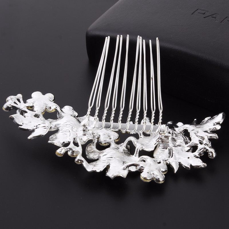 Wedding Bridal Hair Combs Vintage Imitation Crystal Hairpins Prom