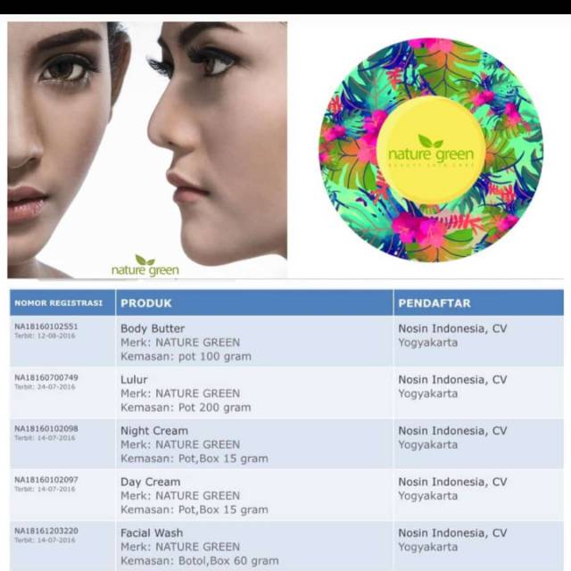 NGC SKINCARE/ Nature green Cream