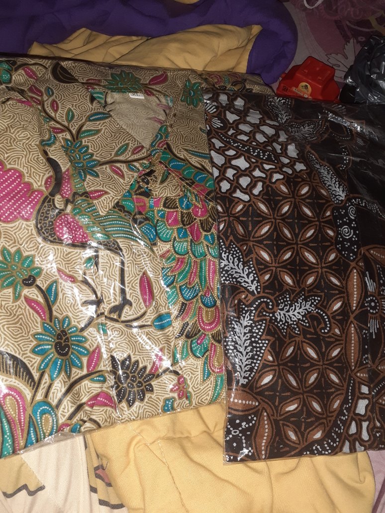 Kemeja Batik Lengan Pendek 021 Risna Batik Hrb026 Hem Batik Murah Seno Sogan Bakung Padi Manggar