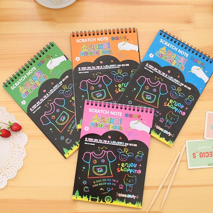 

Sketsagambar- Scratch Note Magic Ukuran Besar -Buku-Gambar-Sketsa.