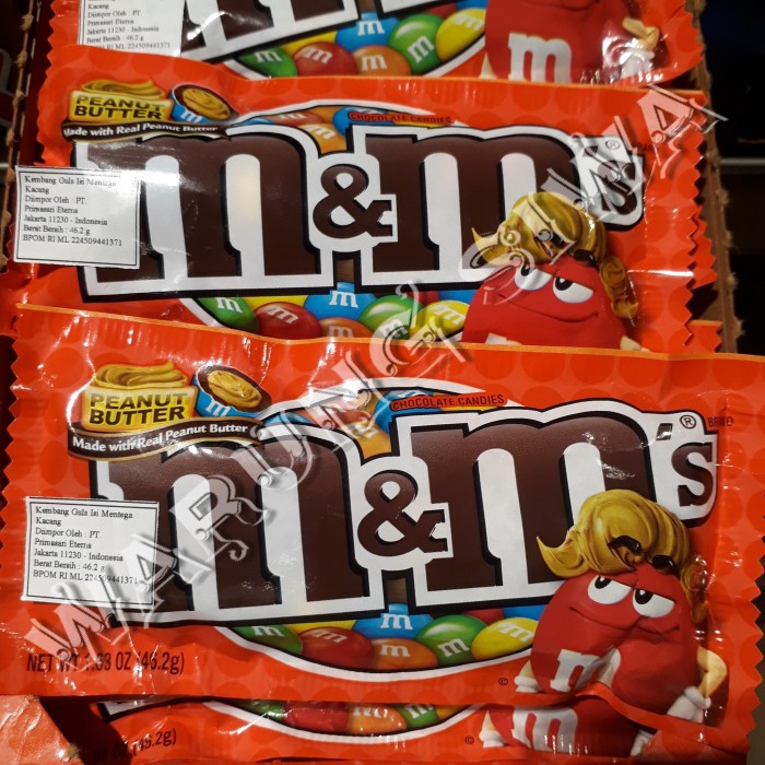 

m&m's chocolate peanut butter 46,2 gram