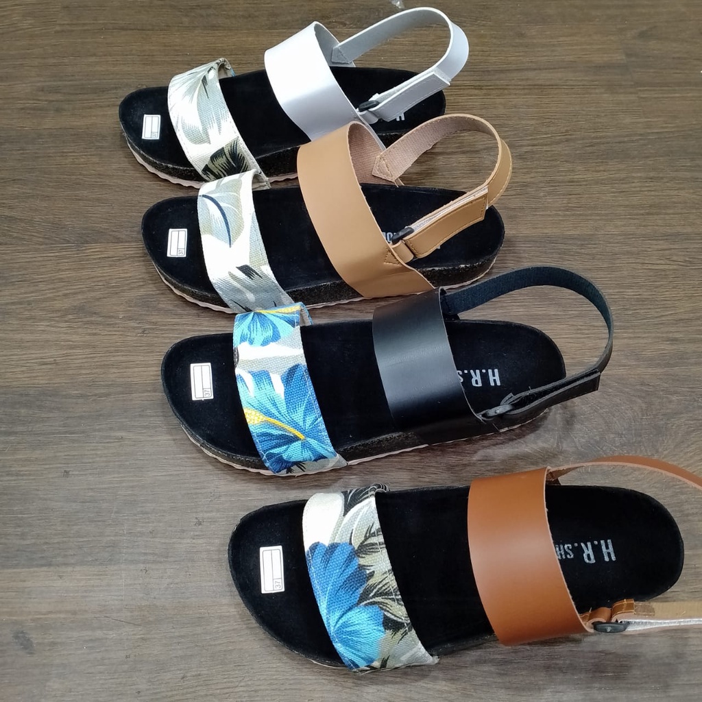 Sandal Tali Wanita Birken Casual Terbaru NESANH - FRISKA