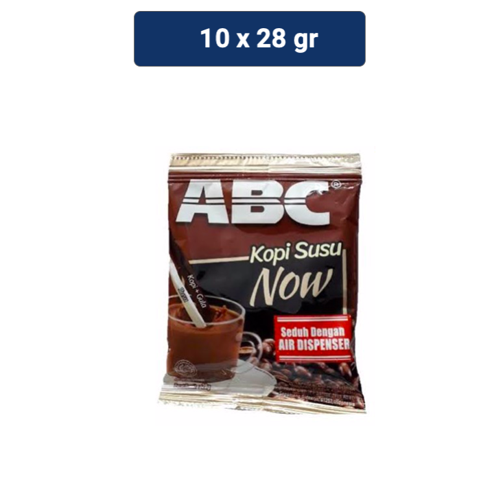 ABC Now Kopi Susu Instan 28gr x 10