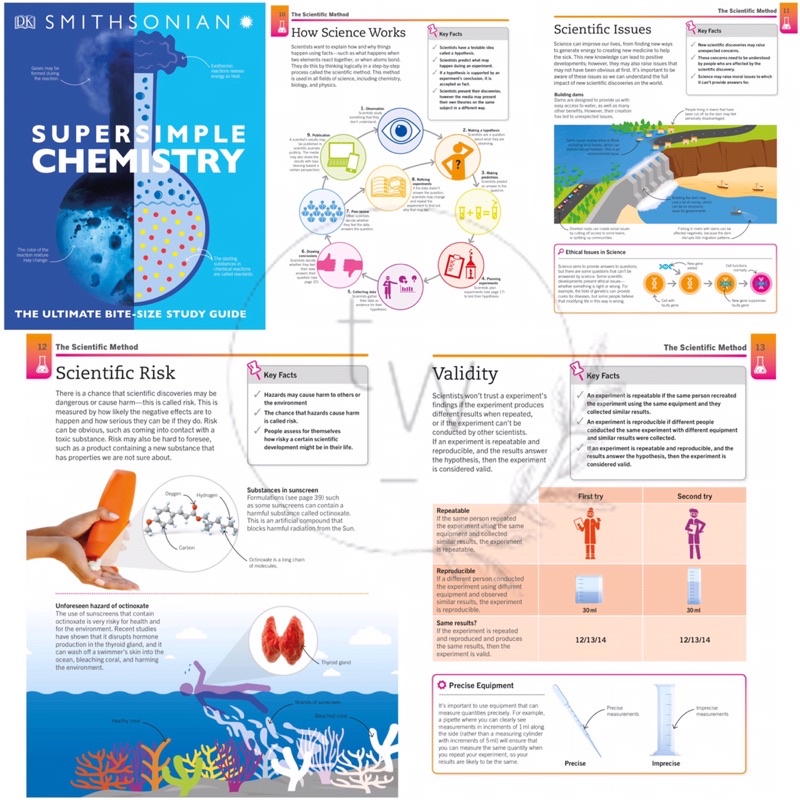 Smithsonian Supersimple / Super Simple Maths Biology Chemistry Physics - Buku Biologi Kimia Fisika-3