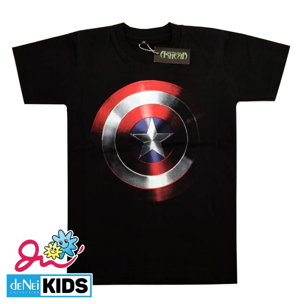  Kaos  Anak  Laki Captain America Superhero Avengers Menyala 