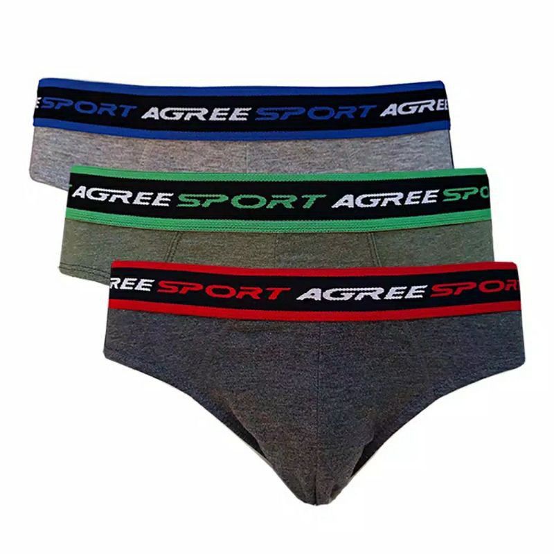 1biji Celana Dalam Sport Pria Merek Agree Sport | Sempak PRIA SPORT CD BOXER 2311