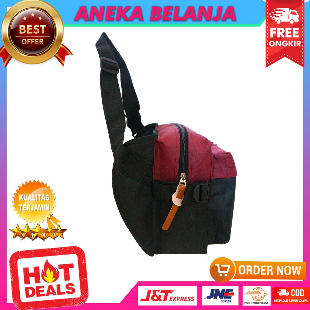 New Arrival Tas Selempang Model Terbaru Keren Khusus Cowok Berkaulitas Tas Hangout Workout Ekonomis