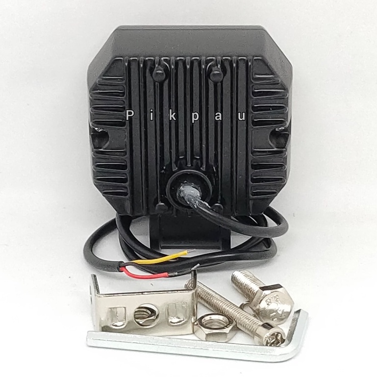 Lampu Tembak Sorot CWL LED 4D Kotak 2 Mata Lensa Sinar Kuning 20Watt Angel Warna Ice Blue