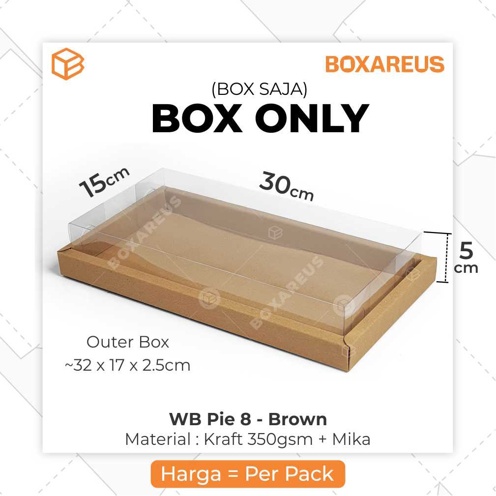 Jual Dus Mika Packaging Sekat Kotak Kue Box Tart Pie Choux Wb Pie Indonesia Shopee Indonesia