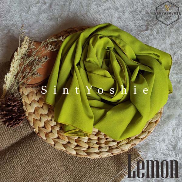 180X75 PASHMINA TALI DIAMOND ITALIANO PREMIUM QUALITY-LEMON