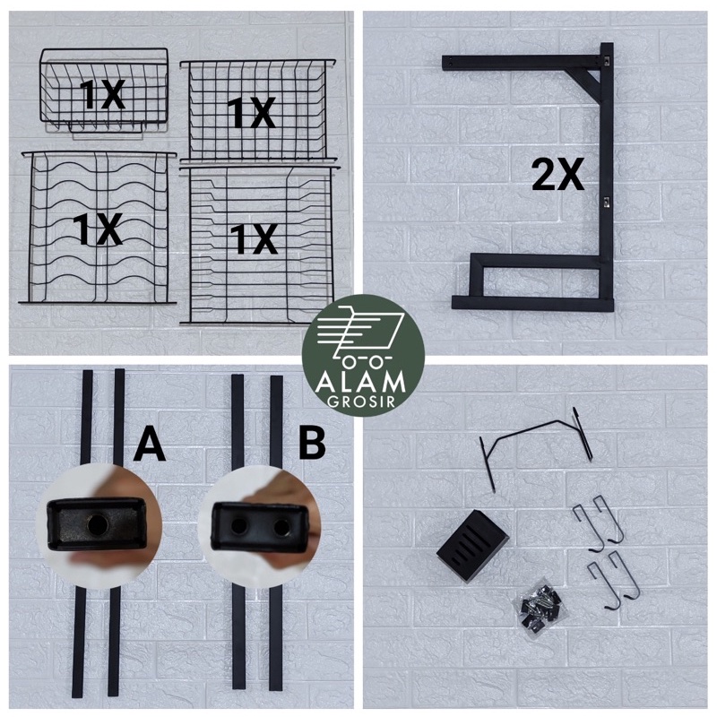 Berkualitas Rak Wastafel 85Cm ( Rak Piring )