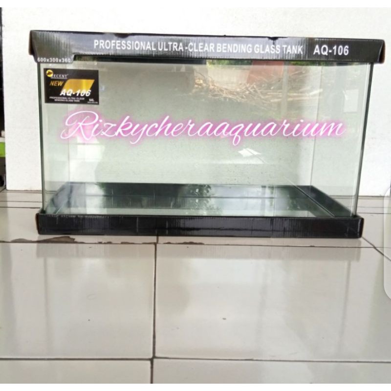 aquarium bending import Glass Tank Uk 60x30x36cm Recent AQ-106
