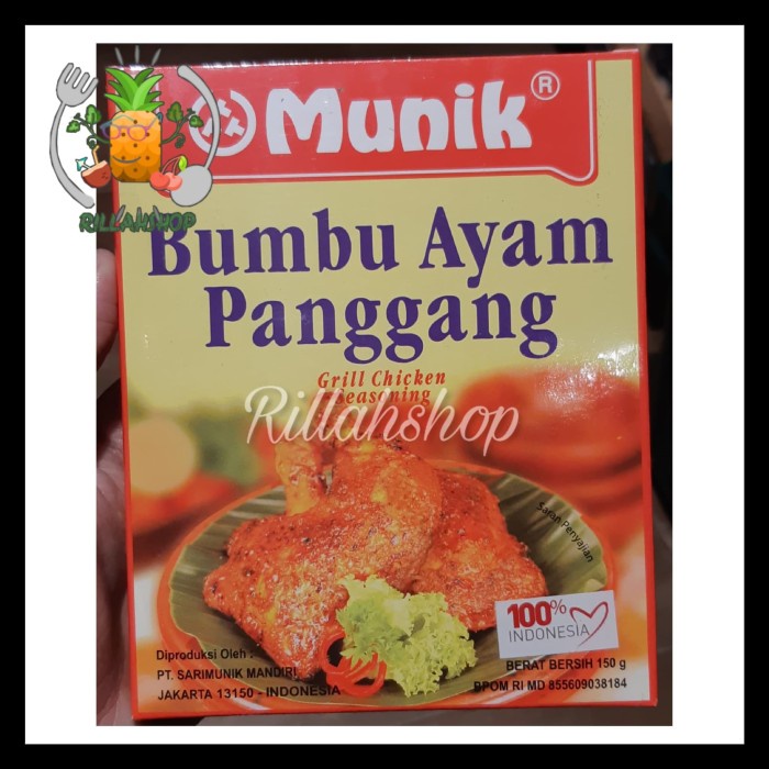 

MUNIK BUMBU AYAM PANGGANG 150 GRAM