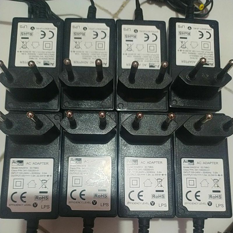 ADAPTOR 15v 1.5A Merk AC BEL