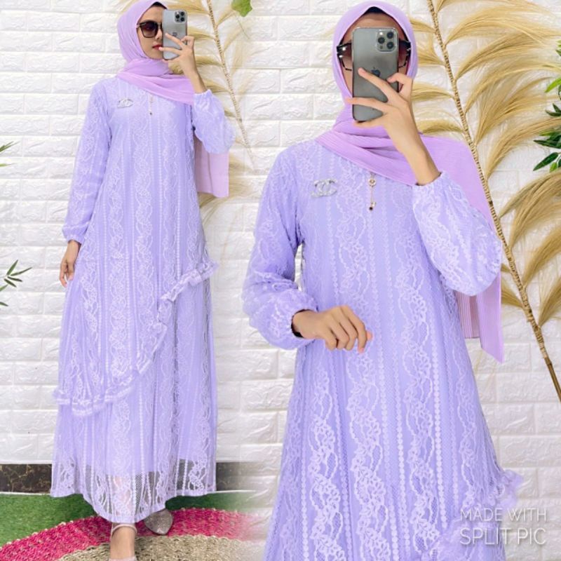 gamis brokat import
