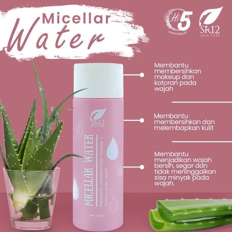 Micellar Water Pembersih Wajah Cair