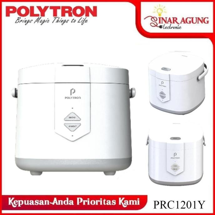 POLYTRON RICE COOKER 2 LITER PRC1201Y / PRC 1201Y - 100% ORI