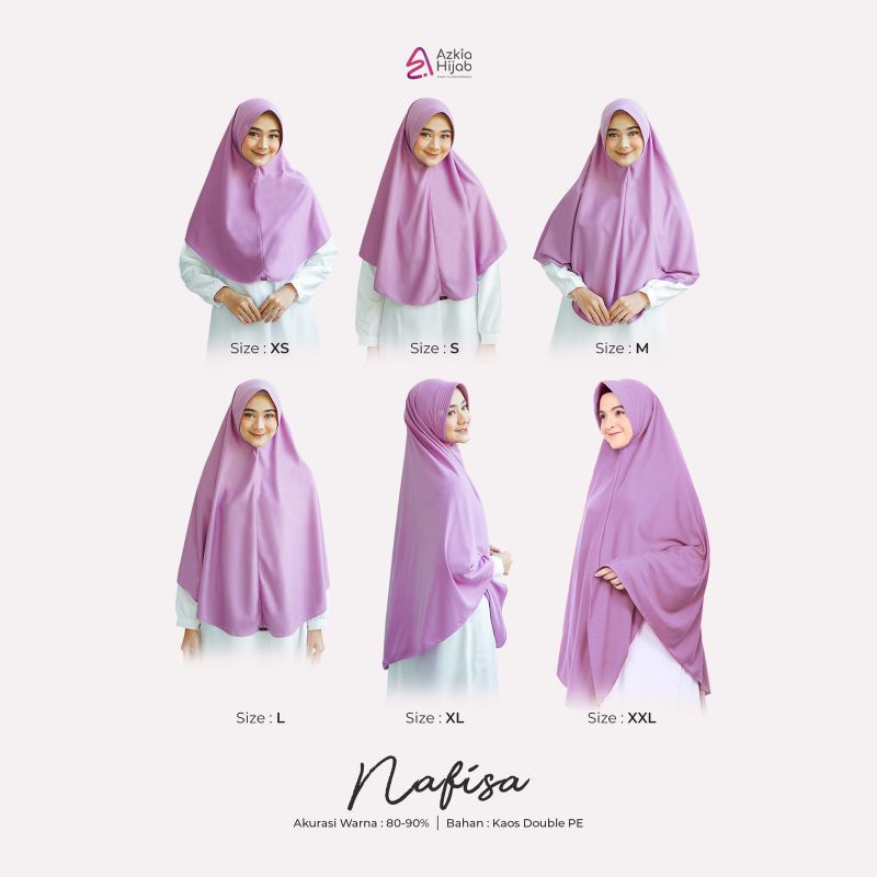 hijab dewasa kaos/ Nafisa Azkia hijab
