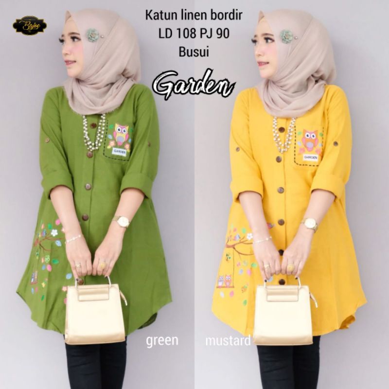 TUNIK KATUN BORDIR