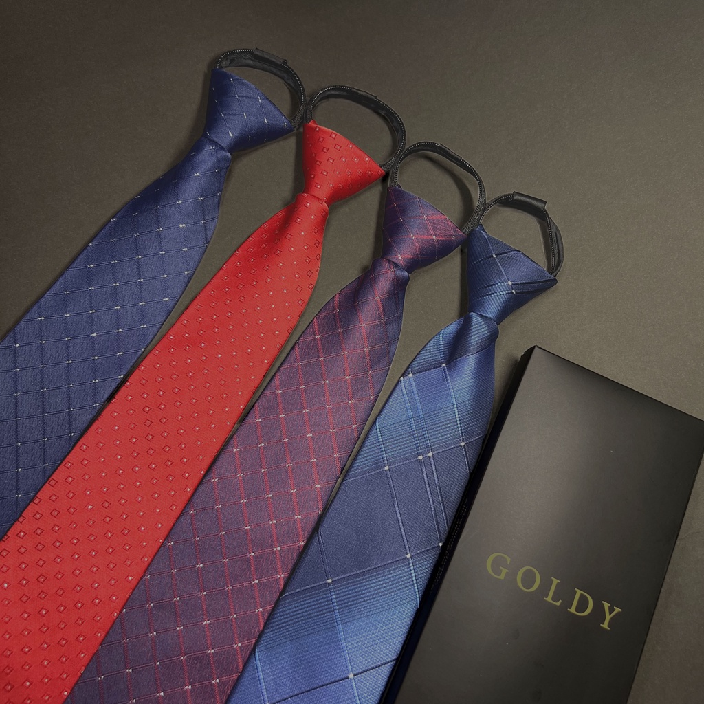 GOLDY - Dasi Panjang Formal Pria Premium