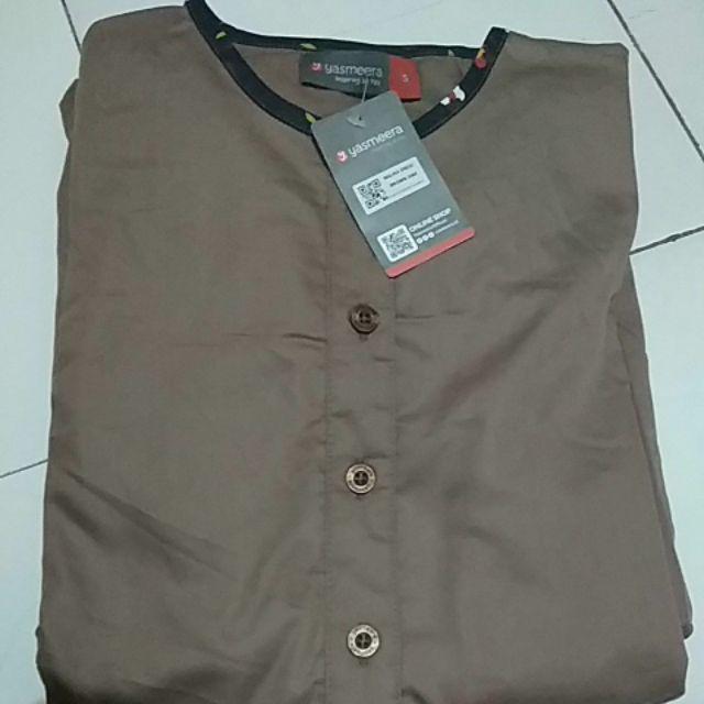 Luvena - Shamira Korpri Dress Original/ Gamis Batik / Seragam Batik Pns / Batik Biru