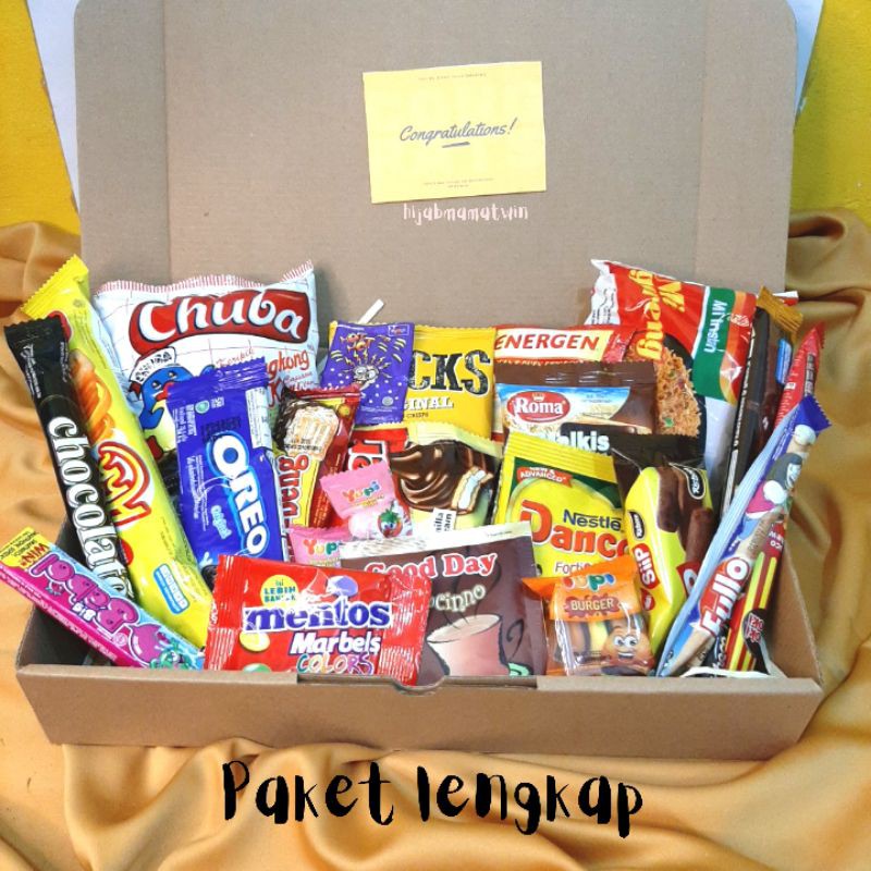 

Snackbox lengkap 21 pilihan snack cemilan unik