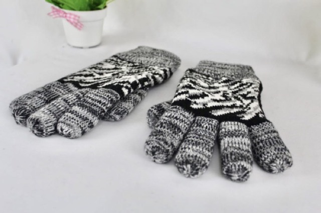 IMPORT Glove Rajut Sarung Tangan Rajut Wool Glove Winter Snow