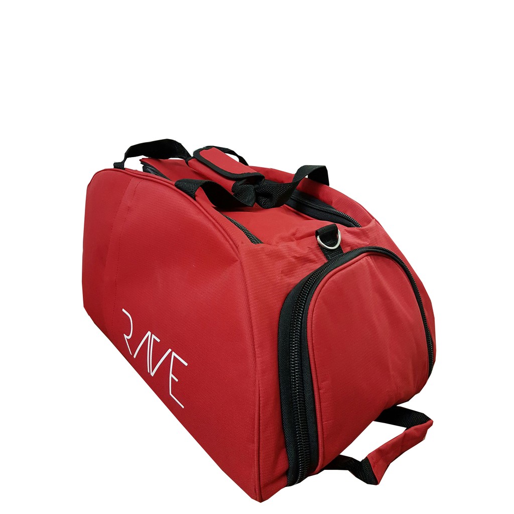 Rave Travel Original/ Rave Gym Bag/ Rave Traveling bag (RED/MERAH)