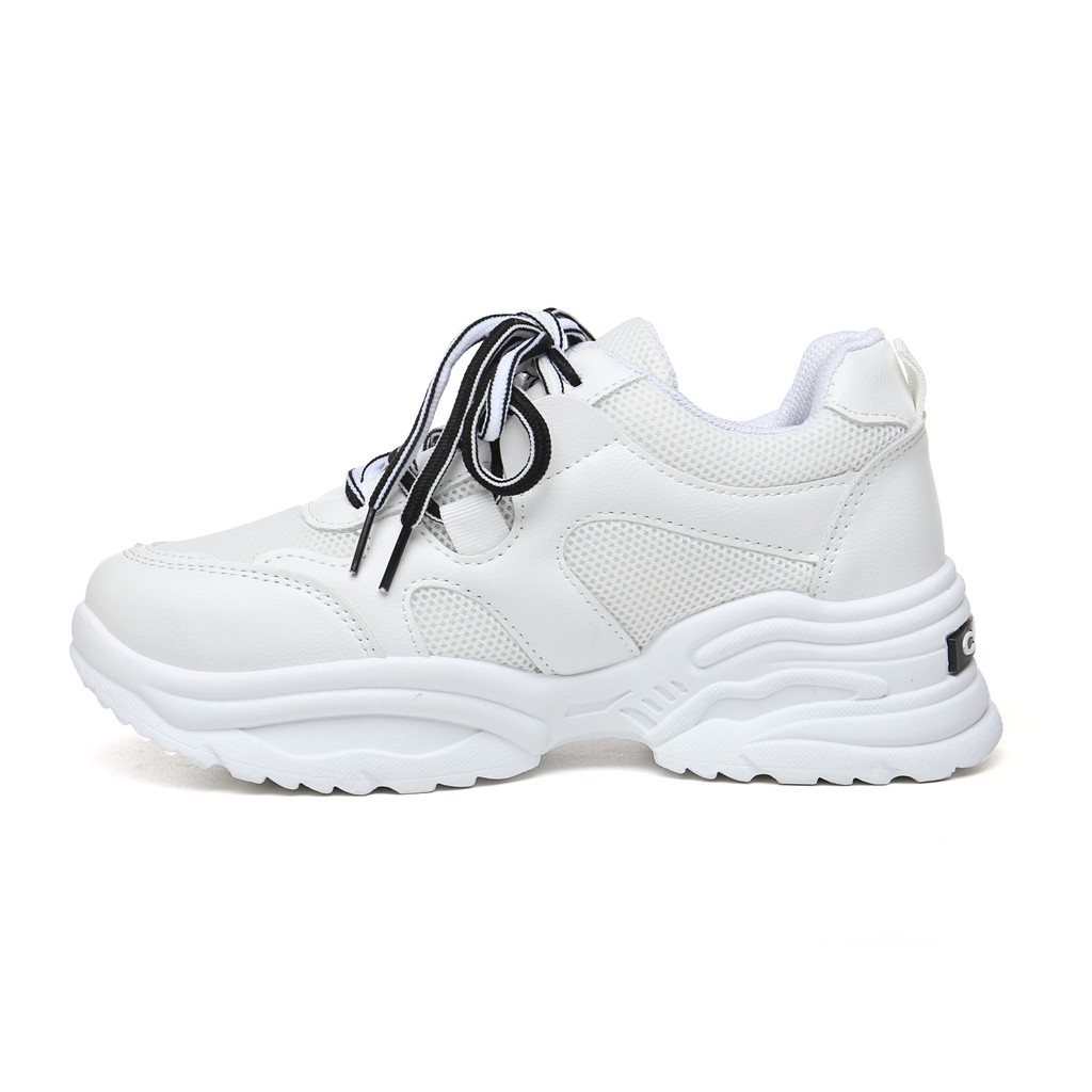 PVN Sepatu  Sneakers  Wanita Sport Shoes  Putih 0991 Shopee  