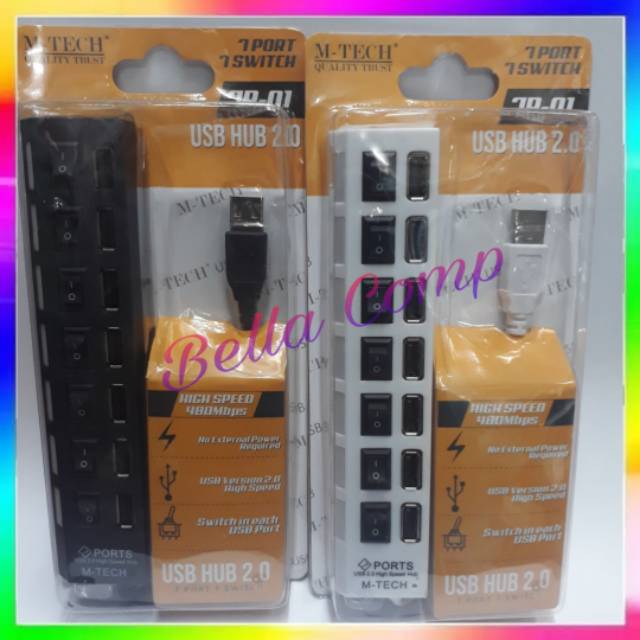 USB HUB 7 PORT ON OFF / USB HUB 7PORT ON OFF / USB HUB 7 PORT SAKLAR/ USB HUB 7PORT M-TECH