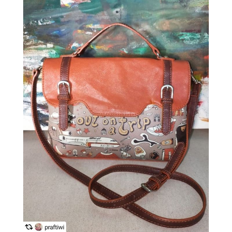 sling bag brera art fever