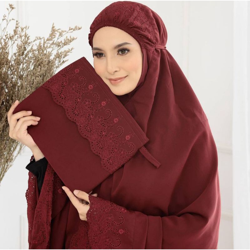 Mukena Dewasa siti khadijah pasteleena katun premium promo by djava store