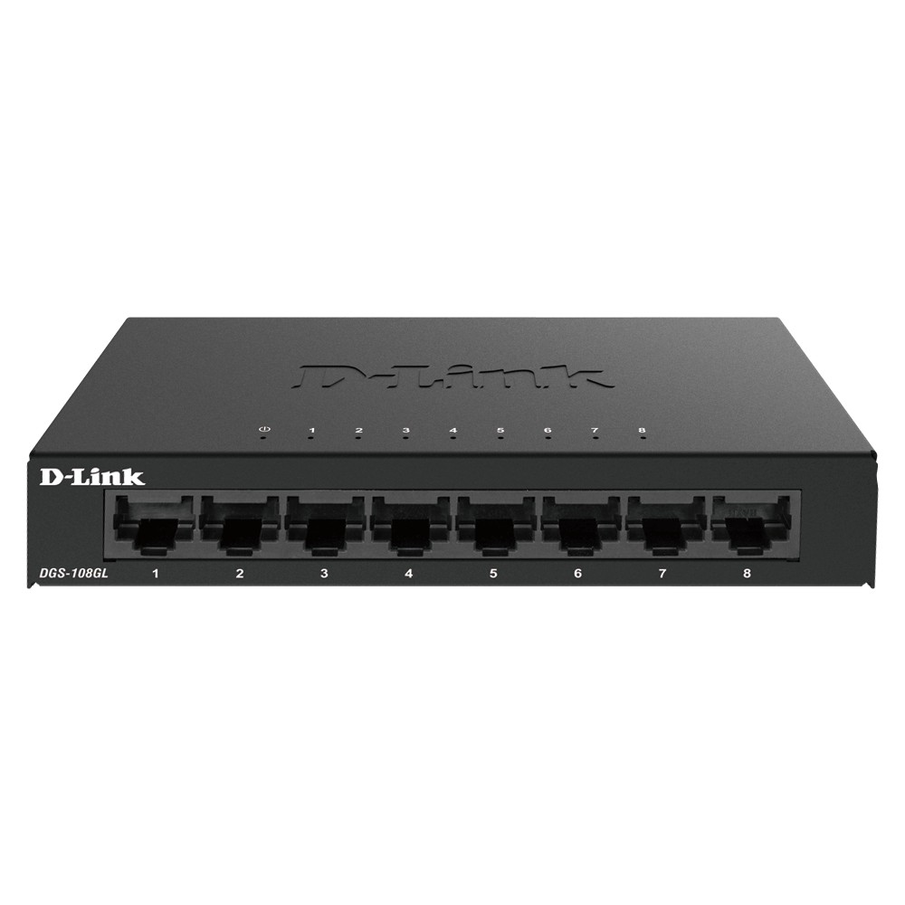 Switch D-Link DGS-108GL 8Port Gigabit Metal Unmanaged - DLink DGS108GL