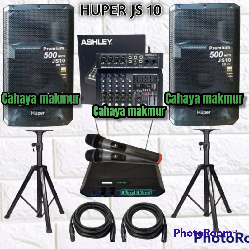 SPEAKER AKTIF HUPER JS10 SPEAKER AKTIF 15 INCH HUPER JS10 ORIGINAL