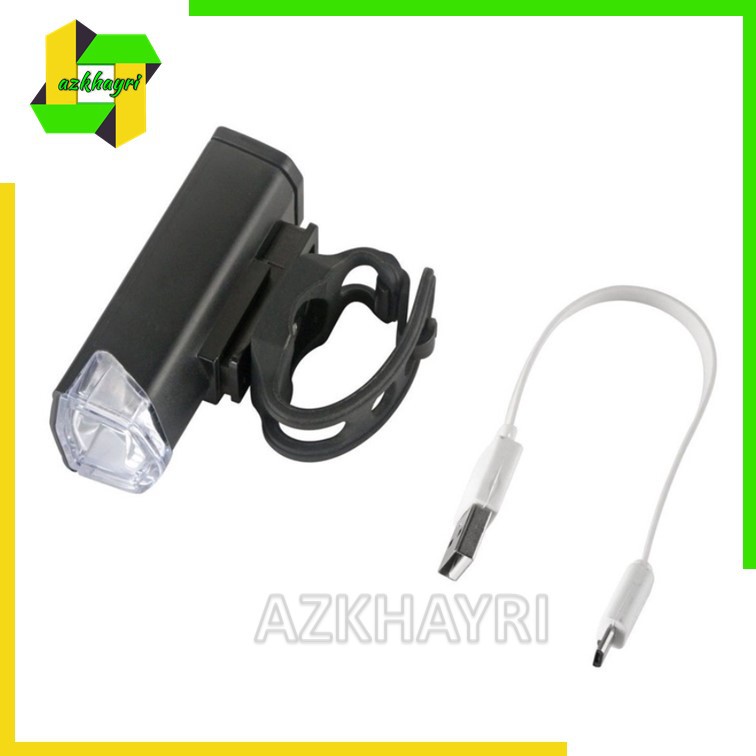 Lampu Depan Senter Sepeda CREE LED 300LM USB Rechargable