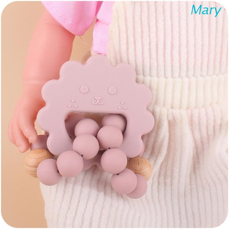 Mary Mainan Teether Bayi Newborn Bahan Silikon