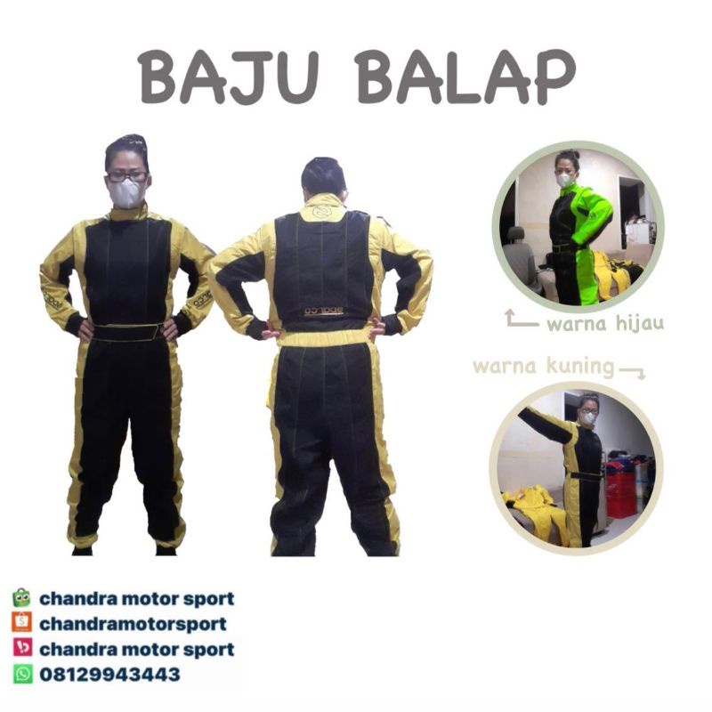 baju balap wearpack buat mobil perlengkapan balap mobil