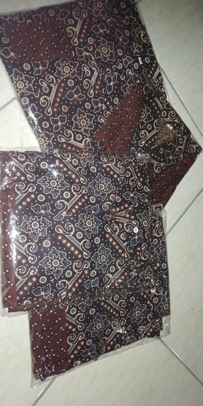 Paling Komplit M L Xl Xxl - Couple Gamis Sarimbit Batik Hem Dan Kemeja Keluarga