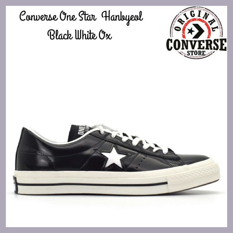 ORIGINAL CONVERSE ONE STAR HANBYEOL BLACK WHITE Ox 165741c UNISEX