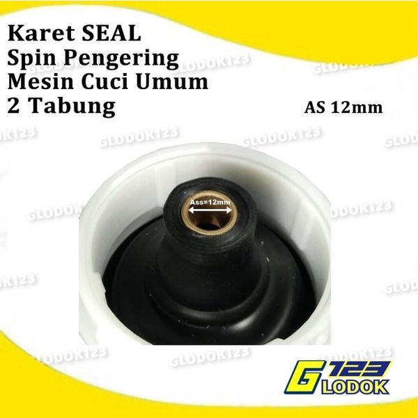 Seal Spin Sil Karet Dinamo Pengering Mesin Cuci Tabung AS 12 14 16 MM