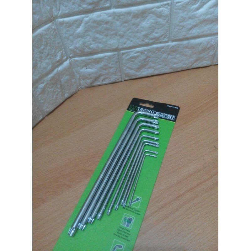 TEKIRO Kunci L bintang T30 panjang