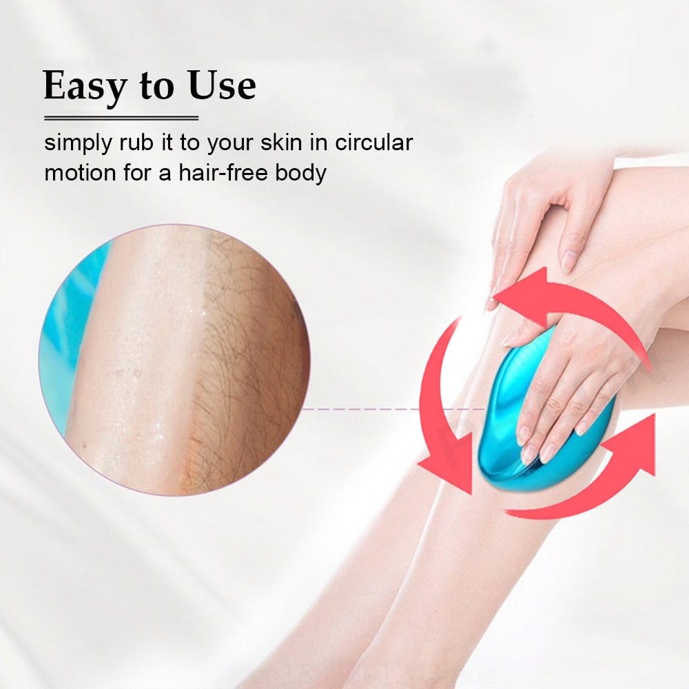 Glass Epilator Hair Removal / Pencukur Bulu Tubuh Aman Tidak Sakit / Beauty Tools Hair Remover