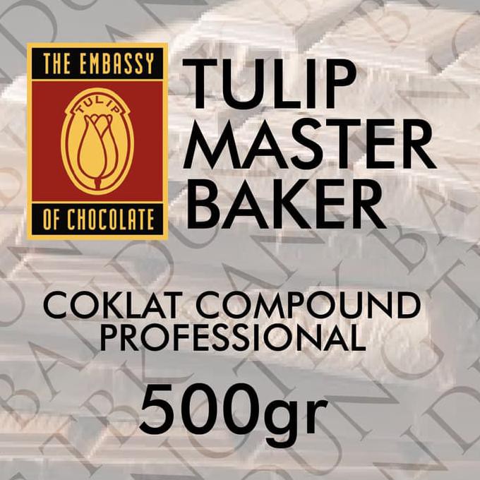 

Toko-Bahan-Kue- Masterbaker Tulip Dark Chocolate Compound Repack Cokelat Batang 500Gr -Terlengkap-