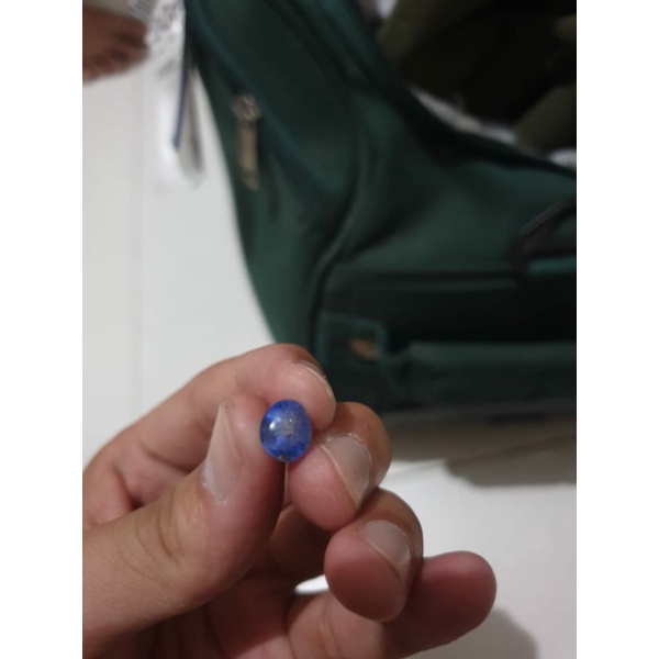 batu mulia natural blue safir star