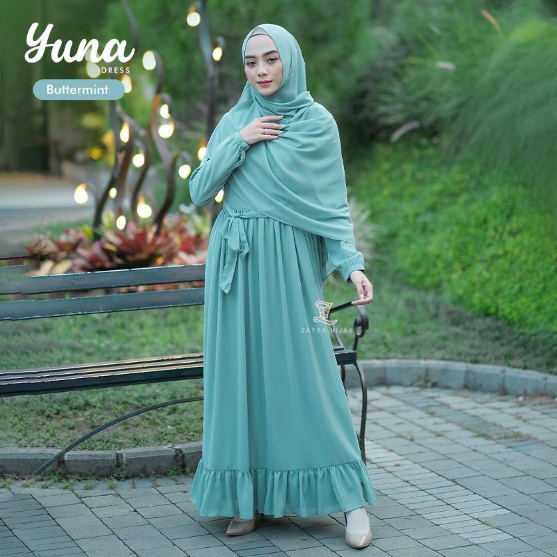 Yuna Dress Zayra Hijab Ready Pekanbaru