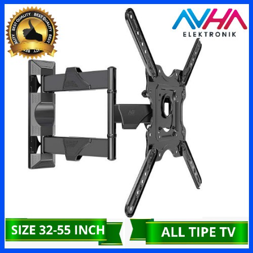 NB NORTH BAYOU P4 BRACKET TV BRAKET TV BREKET TV 32 40 42 43 49 50 55 INCH FULL MOTION