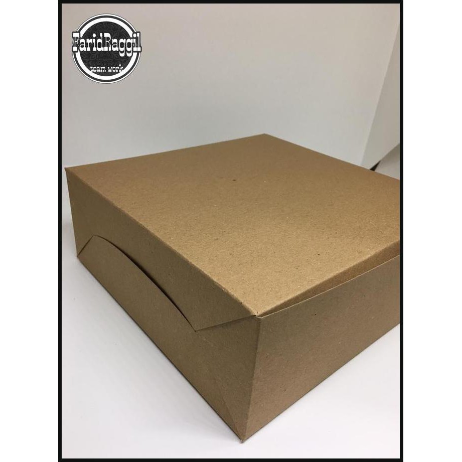

Dos / Kotak / Box Kertas Kraft uk. 20x20x7,5 (isi 100pcs)