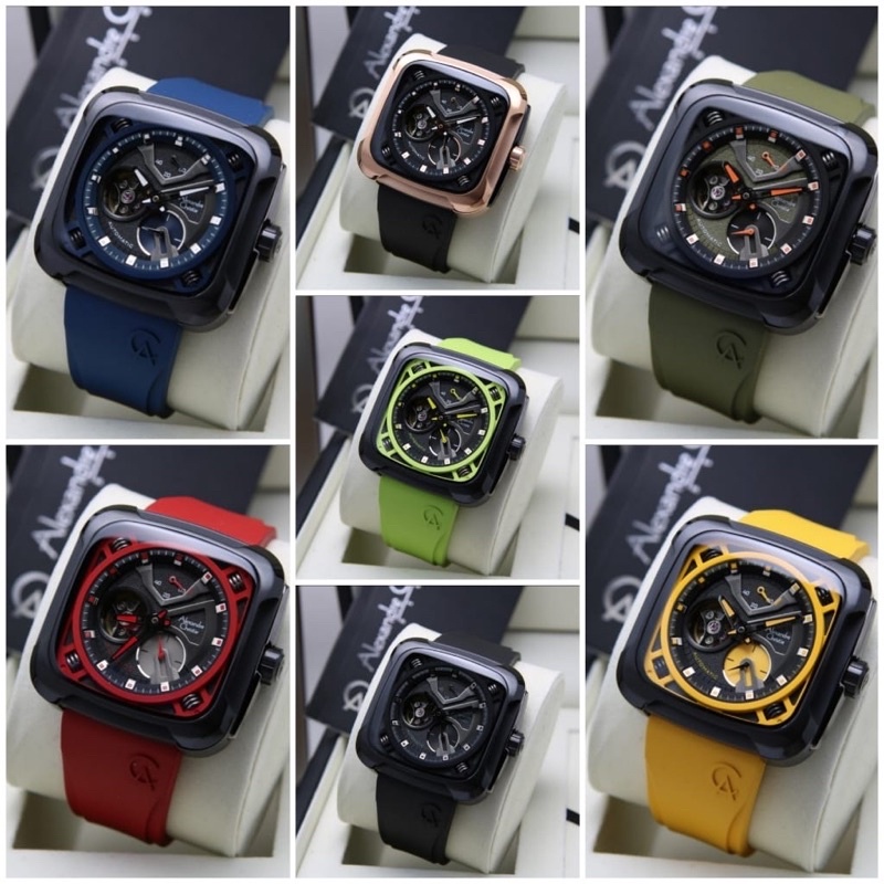 JAM TANGAN PRIA ALEXANDRE CHRISTIE AC 6577 AC6577 AUTOMATIC ORIGINAL