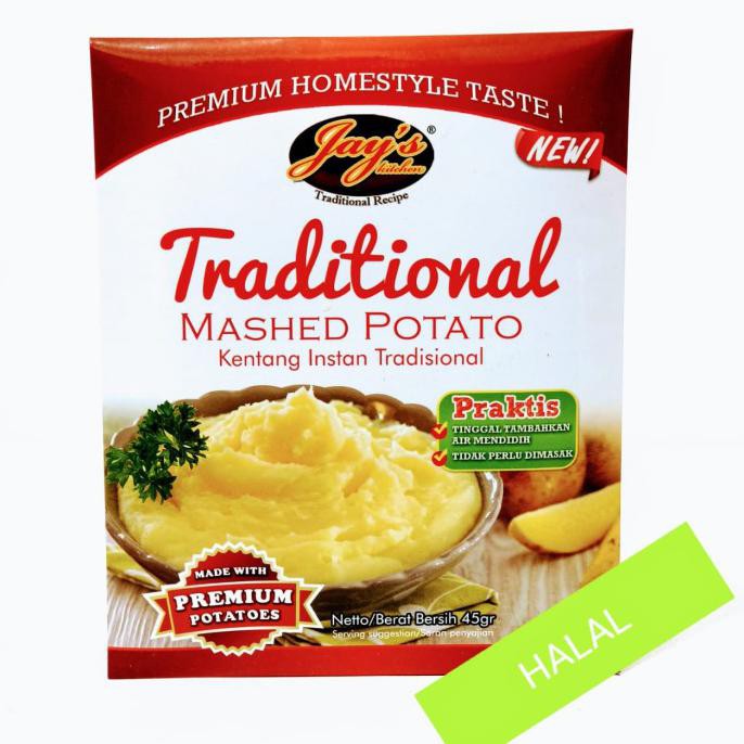 

Cuci Gudang Awal Tahun JAYS MASHED POTATO TRADITIONAL 45 GRAM Big Sale